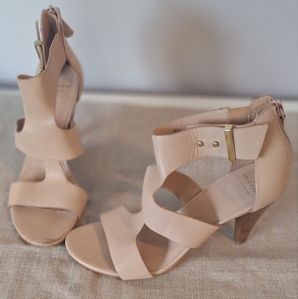 Cole Haan Women's Shoes Size 6B Cream Leather